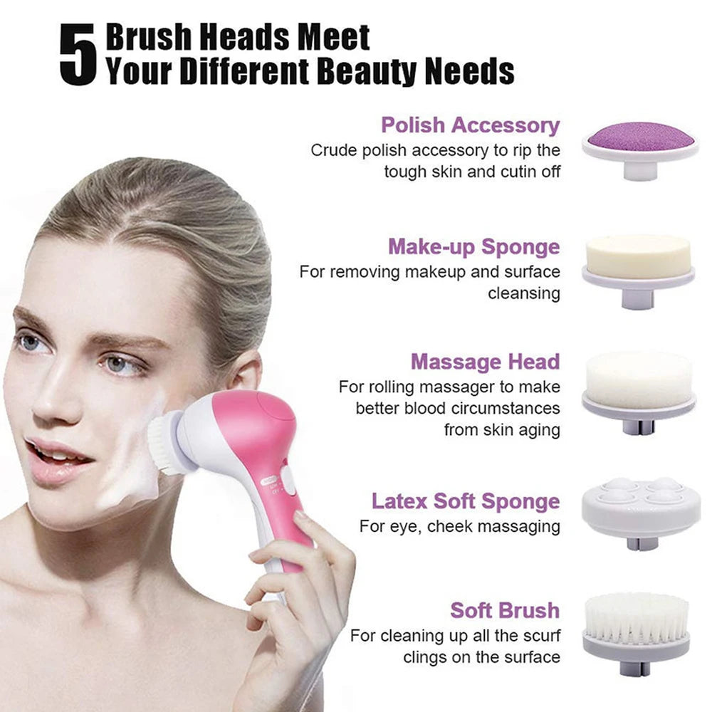 Facial Cleanser Brush | Electric Face Cleanser | Pinkypiebeauty