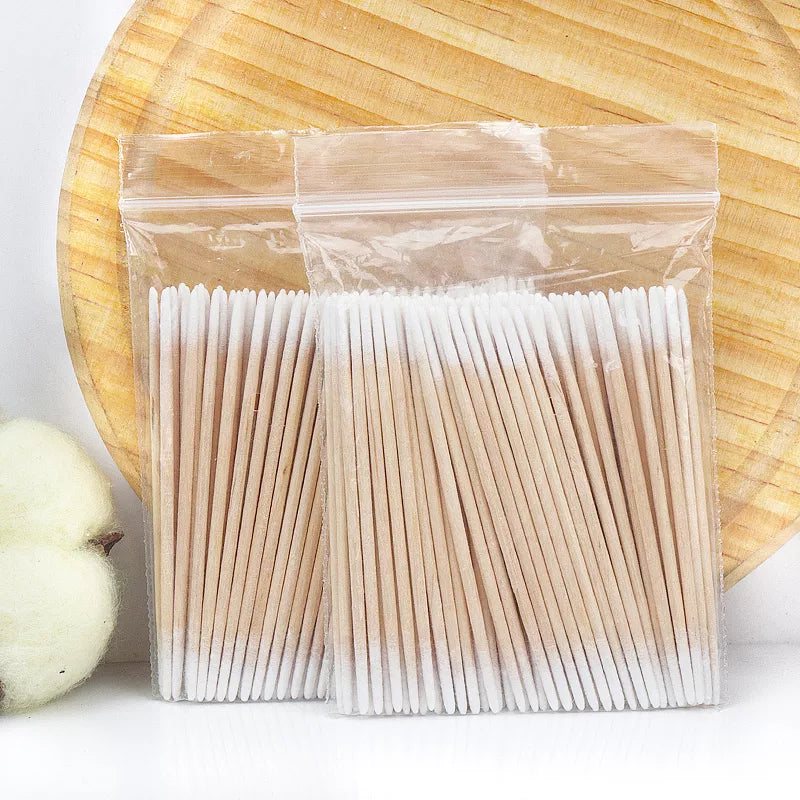 Small Disposable Cotton Swab Brushes
