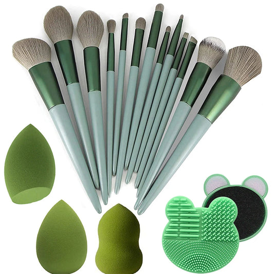 Makeup Brush Set | 13-Piece Makeup Brush Set | Pinkypiebeauty