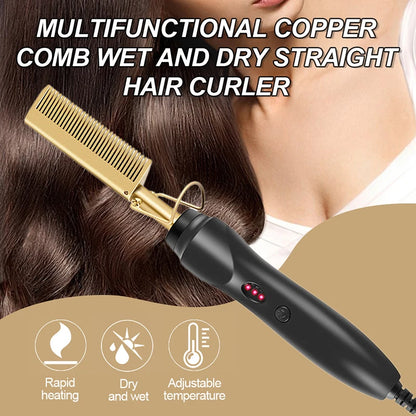 Copper Metal 2-In-1 Hair Perm