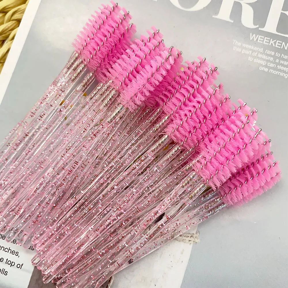 Crystal Eyelashes Brush | Makeup Beauty Tool | Pinkypiebeauty