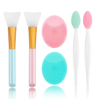 Facial Cleansing Brush | Silicone Facial Brush | Pinkypiebeauty