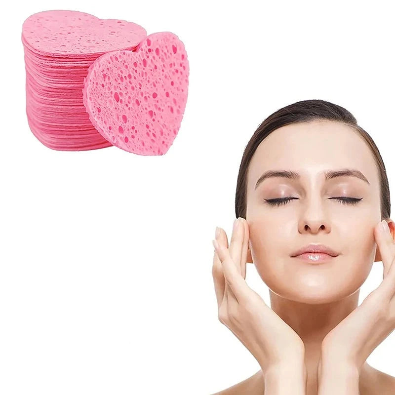 Natural Wood Pulp Facial Wash Sponge