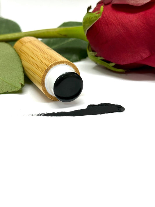 ORGANIC Black Lipstick, Noire Lip Paint, Goth Lipstick, Vegan, Safe to Ingest, Cruelty-Free